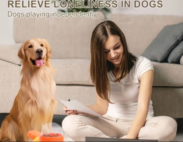 1pc Interactive Duck-Shaped Dog Food Dispenser Toy - Manual Press Feeder for Small, Medium, Large Dogs, Durable Plastic Puzzle Toy with Orange Beak and Feet, No Batteries Required, All Breed Sizes Compatible - 图片 4