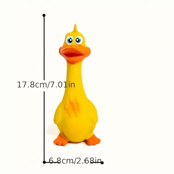 3pcs/1pc Squeaky Chicken Dog Toy-Durable Rubber Duck Chew Toys, with Screaming Sound, Bite-resistant and Grinding Teeth, Suitable for All Breeds of Interactive Pet Play - 图片 6