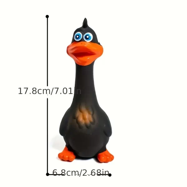 3pcs/1pc Squeaky Chicken Dog Toy-Durable Rubber Duck Chew Toys, with Screaming Sound, Bite-resistant and Grinding Teeth, Suitable for All Breeds of Interactive Pet Play - 图片 7